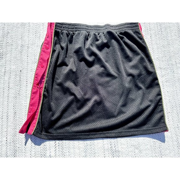 Fila Skirt Large Black Jersey Side Pink Buttons Active Everyday Adult Womens - Picture 2 of 13